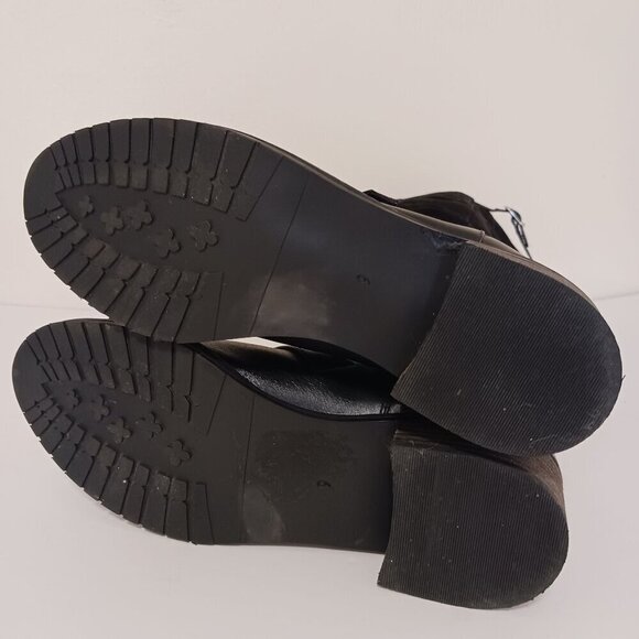 Matisse Lola Black Suede Leather Over The Knee Boots Size 9 - Picture 5 of 13